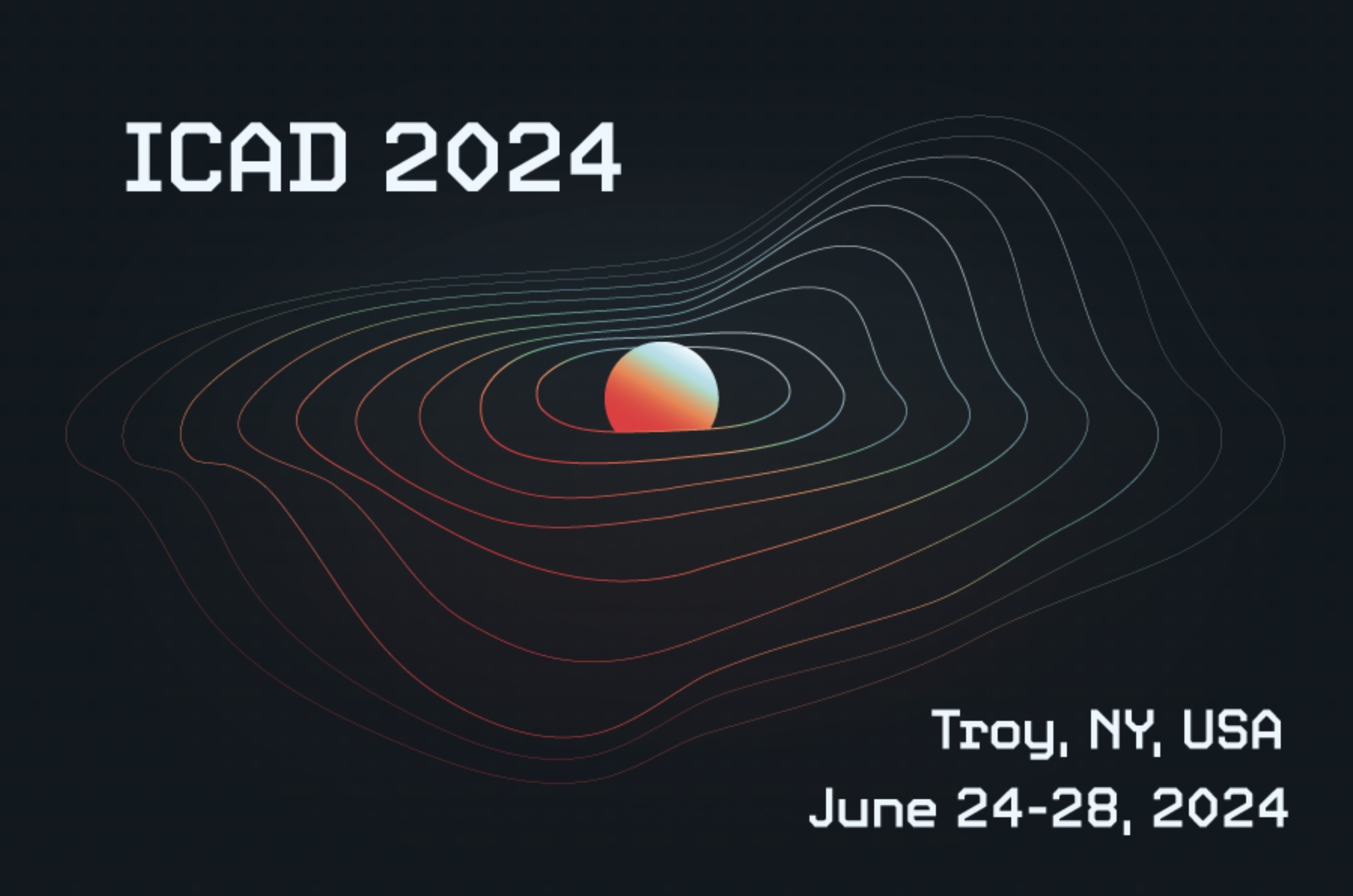 International Conference on Auditory Display 2024 is being held in Troy, NY, USA