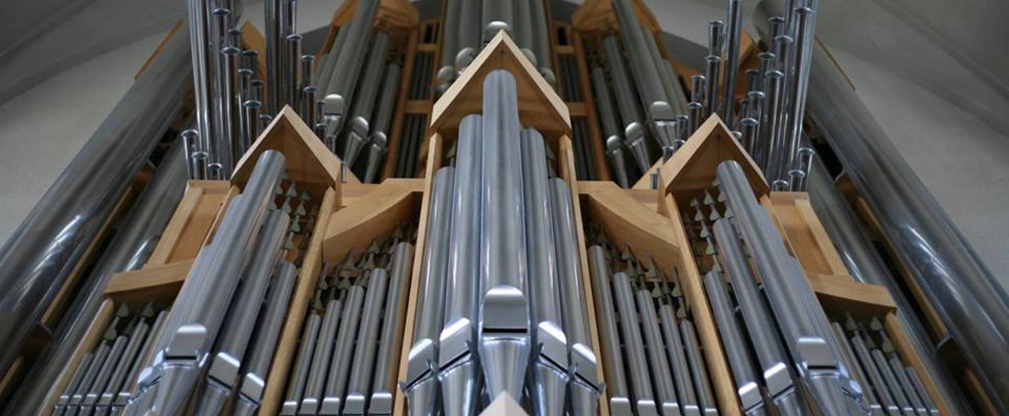 A picture of the Klais Organ at Hallgrimskirkja