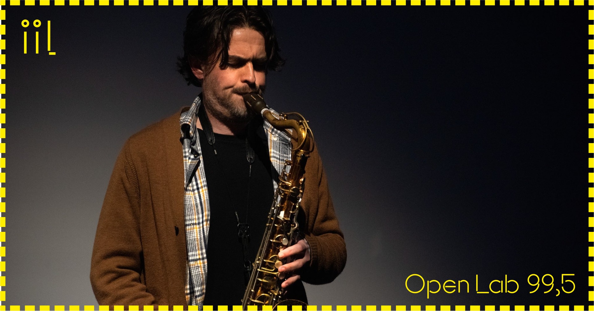 Mark Hanslip playing saxophone